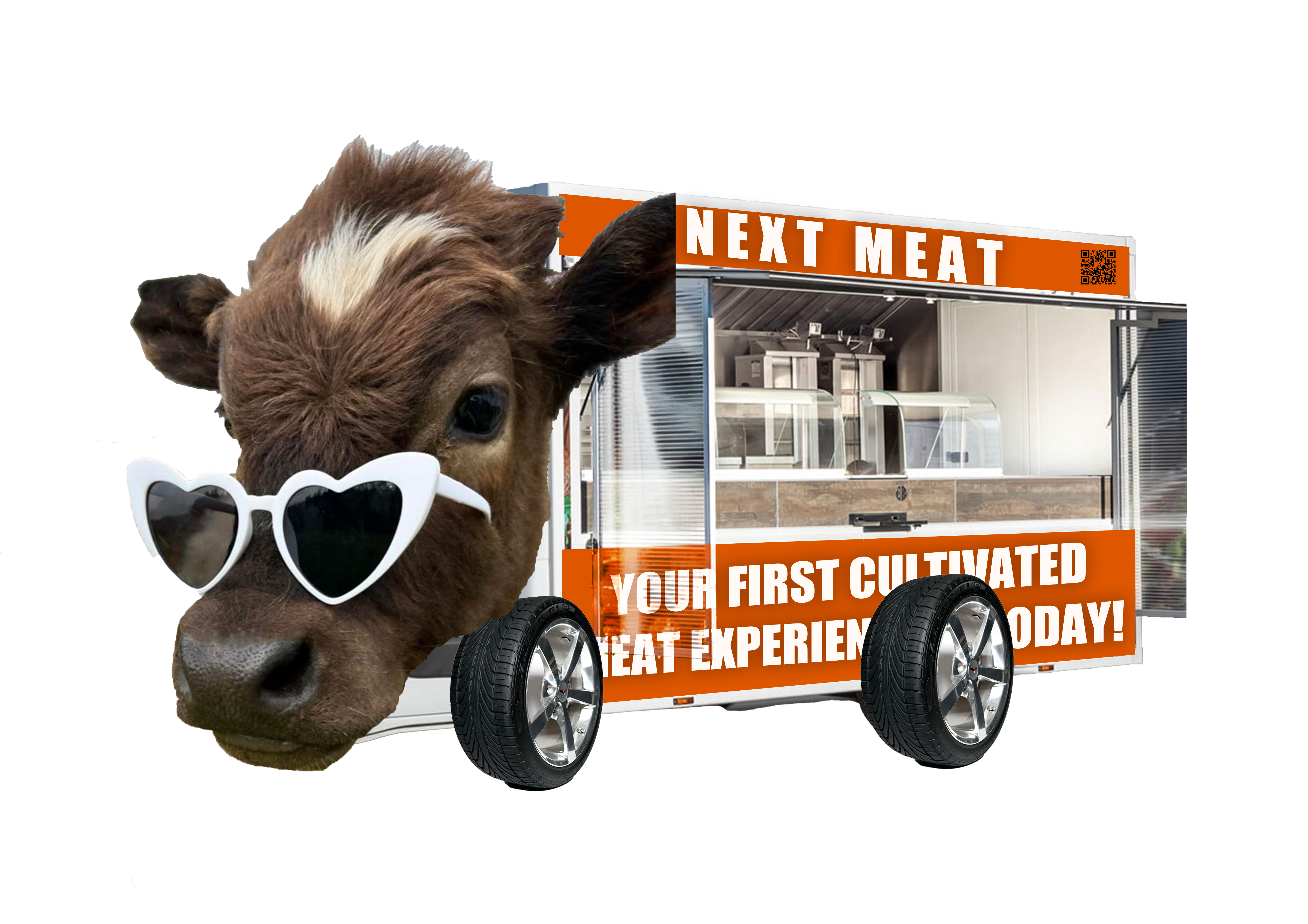 Cow-inspired Next Meat food truck