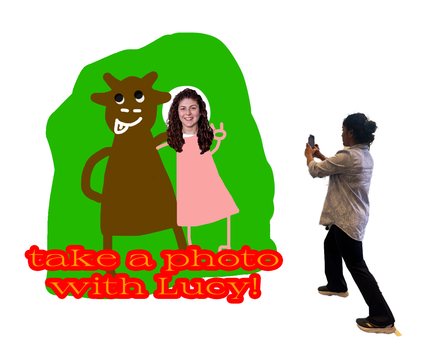 Next Meat photo booth and social sharing station